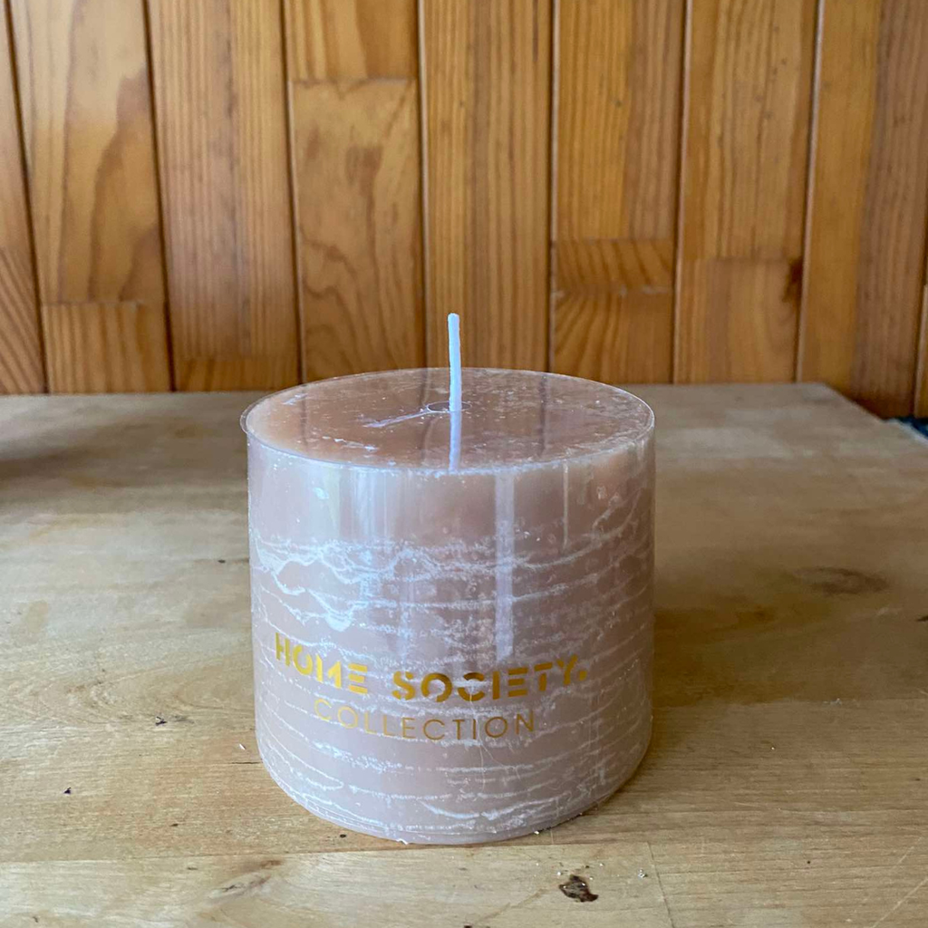 Kaars Pillar Beige