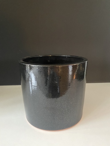 [2088] Pot Cylinder Zwart
