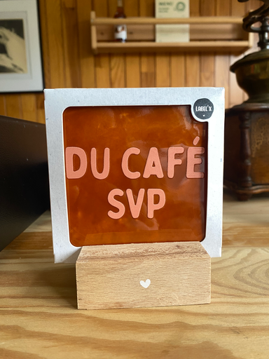 Tegeltje 'Du Café SVP'